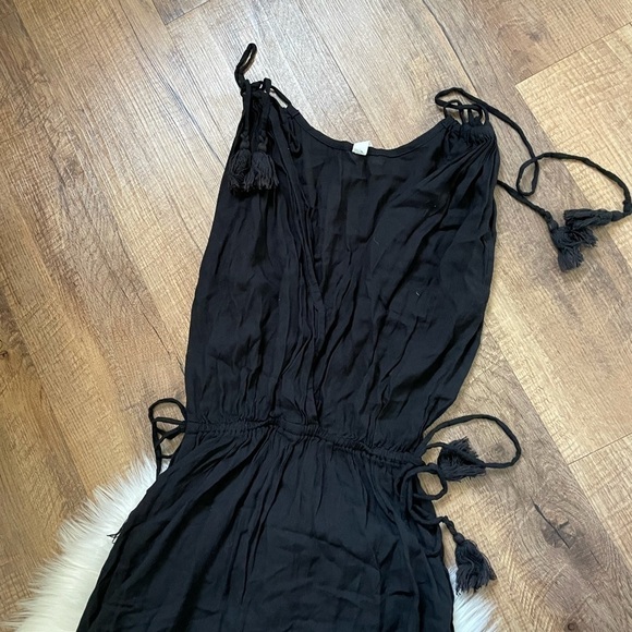 COOLCHANGE Black Tassel Jumpsuit - Picture 4 of 6